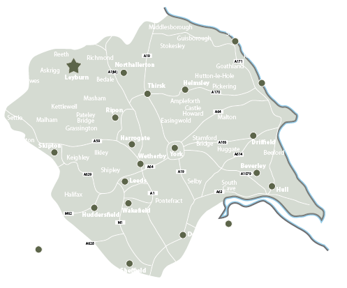 Map of Suffolk